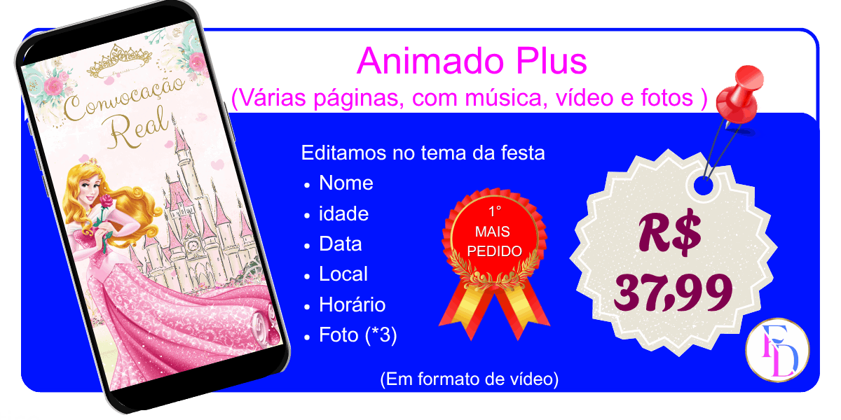 Convite Animado Plus 01