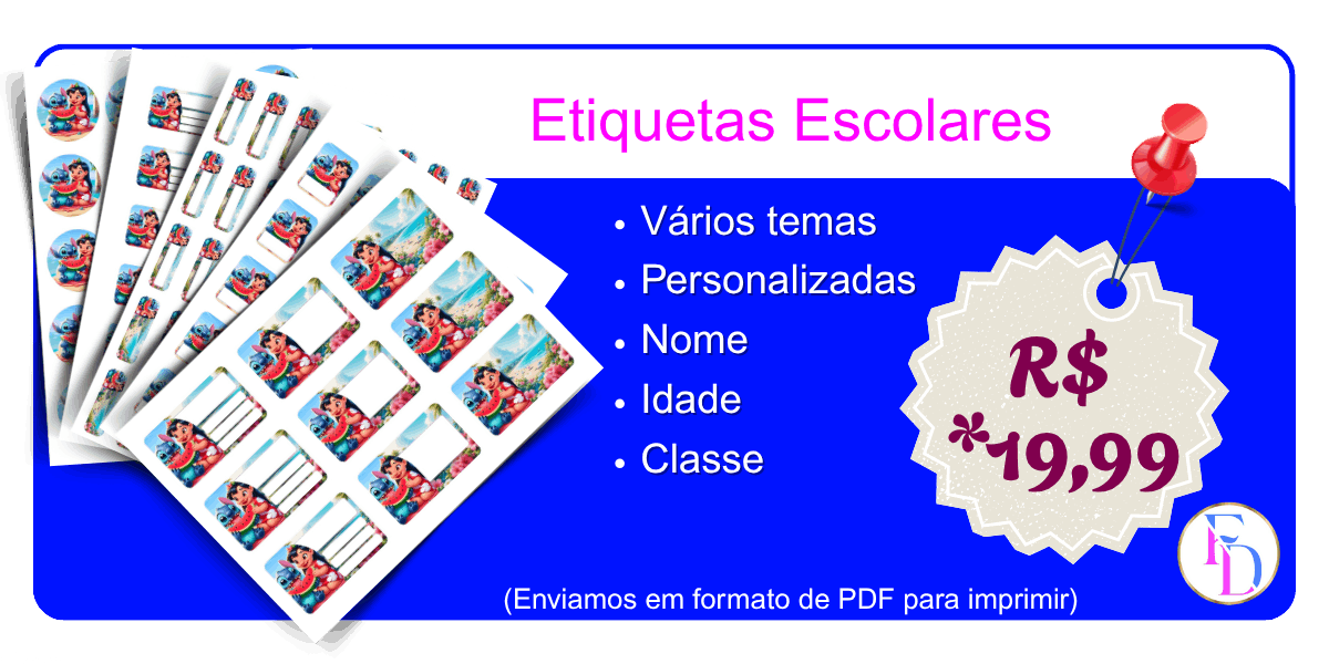 Etiquetas Escolares 02